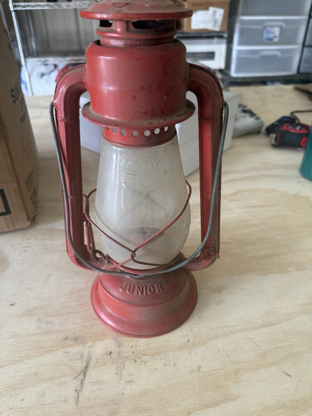 Vintage Dietz American Camper Lantern Red